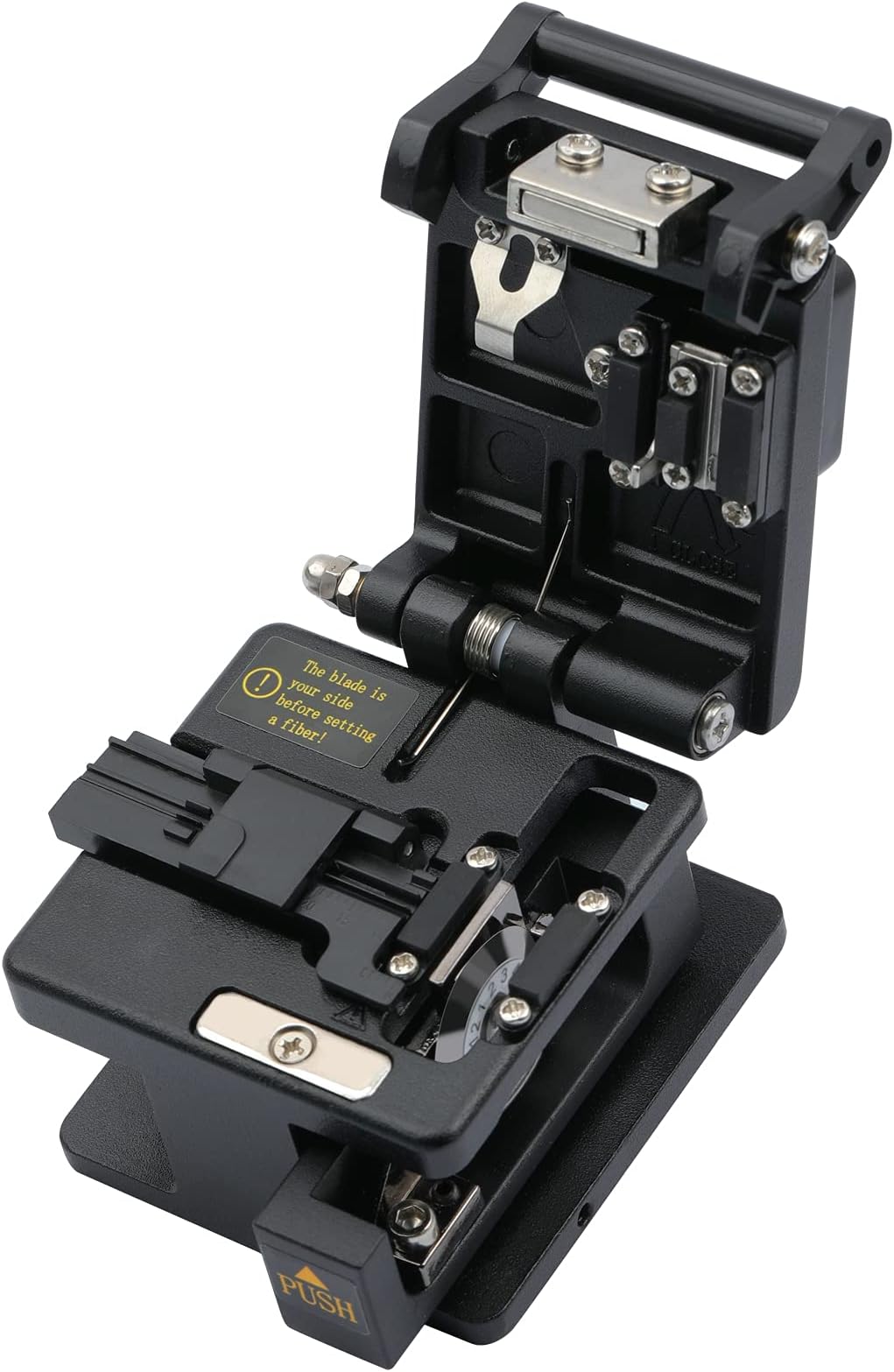 Fiber Cleaver FTTH Fiber Optic Tools High Precision 6C Cable Cutting Fiber Optic Knife Tools Fiber Cleavers 12 Surface Blade