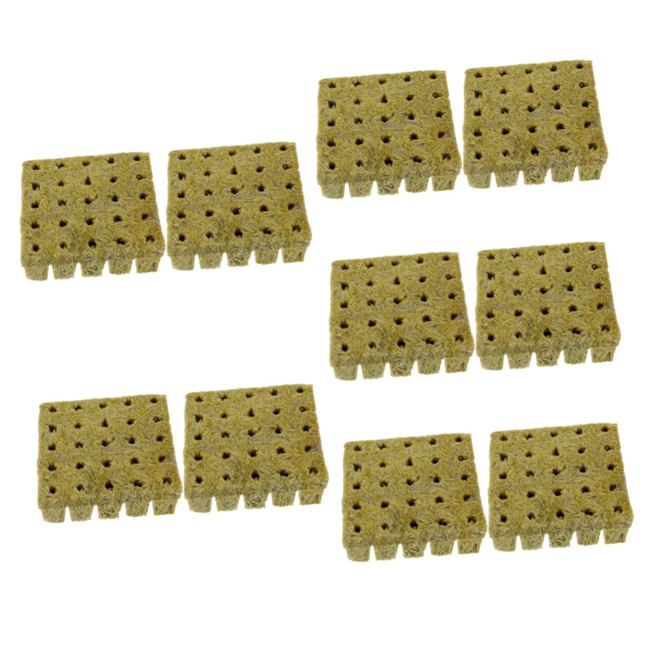 Sosoport 250pièces Bloc De Culture Soilless Bouchons De Plantations Hydroponiques pour Fleurs Et Légumes Propagation De Plantes Système De Bouturage