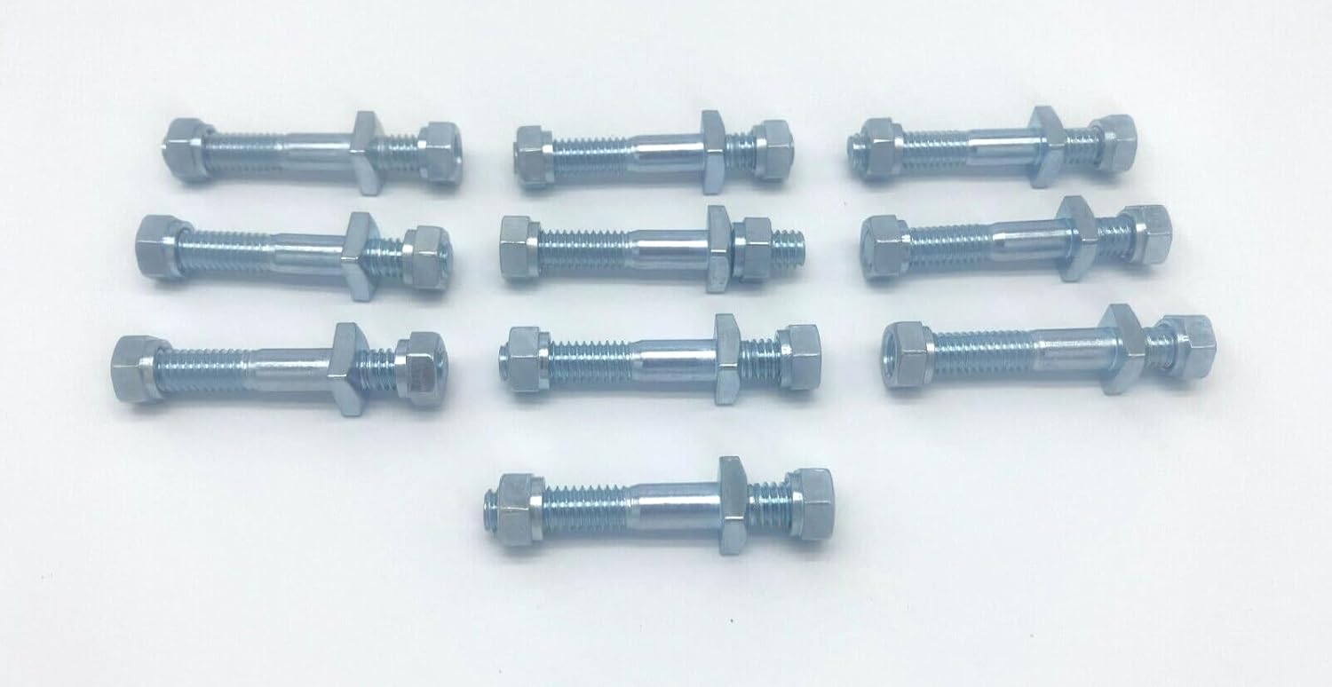 10 Top Post Battery Double Threaded Terminal Bolts 5/16-18" for Add On Accessory