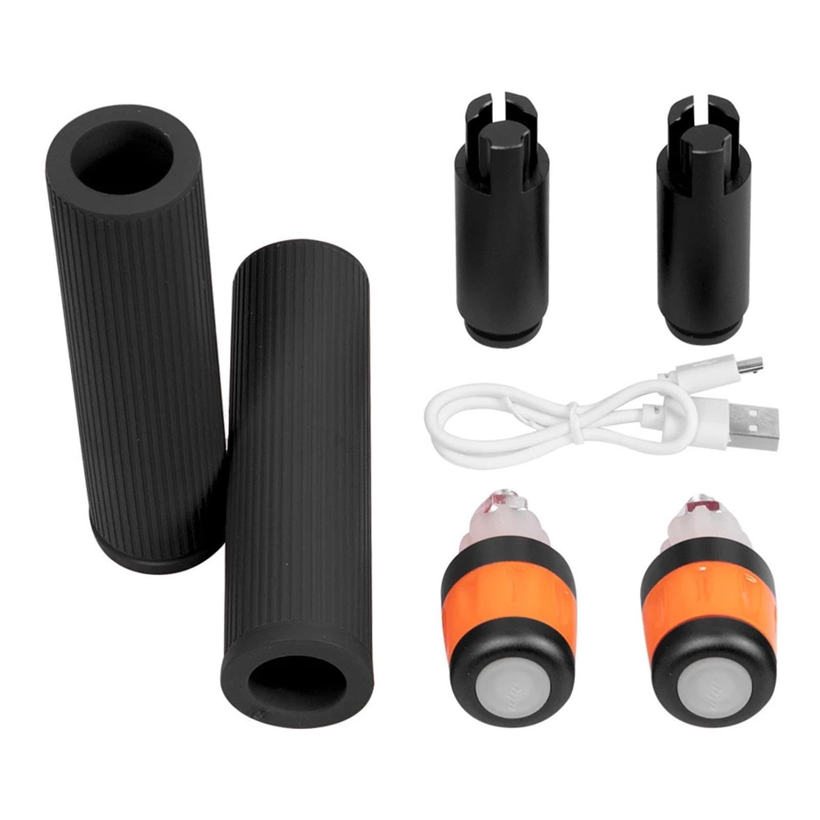 Manicotto di prolunga for manubrio Indicatori di direzione antiscivolo Luci a LED Impugnature for parti di scooter elettrici for Se-gway Max G30 G30D/E/LP
