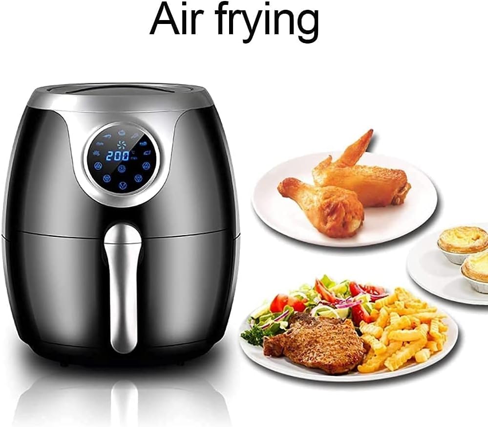 Air Fryer Smart Electric Hot Airfryer Oven 8L 1800W Large Capacity Multifunction Health Fryer with LCD Digital Screen and Nonstick Frying Pot