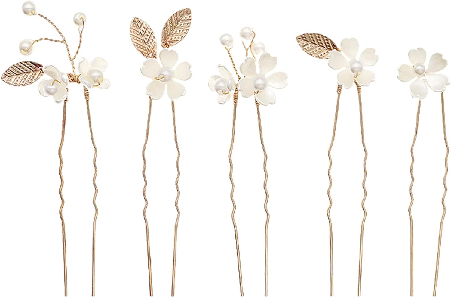 Wedding Accessories Porcelain Flower Head Piece Opal Gold Silver Color Hairpin Brides Bridesmaids Hair Clip Pin Bridal Jewelry