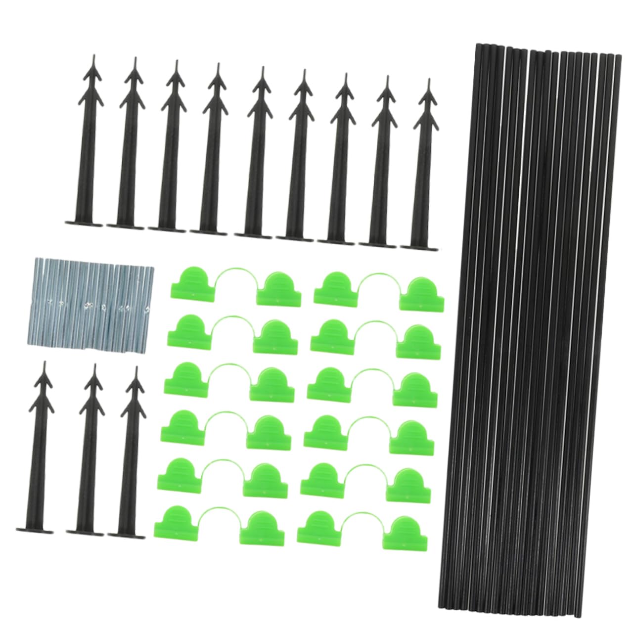 BESPORTBLE Arceaux De Couverture De Rangée Plastique Supports De Arqués Arceaux De Tunnel De Plantation pour Jardinage