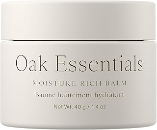 Oak Essentials Moisture Rich Balm | Nourishing Face Balm with Sea Buckthorn & Borage Seed Oil to Help Support Collagen and Deep Hydration, 1.4 Oz