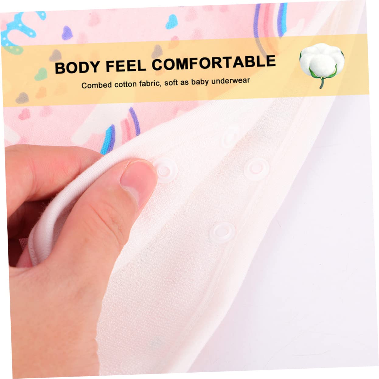 HANABASS 1Pc Leakproof Training Pants High Waist Cloth Diaper Skirt for Ages Breathable Easy to Clean for Potty Training and Diapering Pink