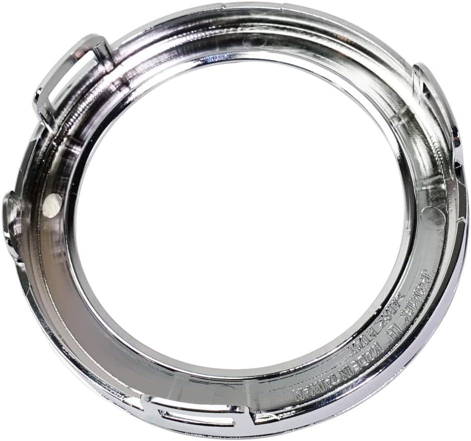 For Jeep Renegade 2019 2020 2021 Fog Light Trim Driver and Passenger Side | Pair | Chrome | Round | ABS Plastic | Replacement For CH1038208, CH1039208 | 191275693186, 6VM61SZ0AA, 6VN96SZ0AA
