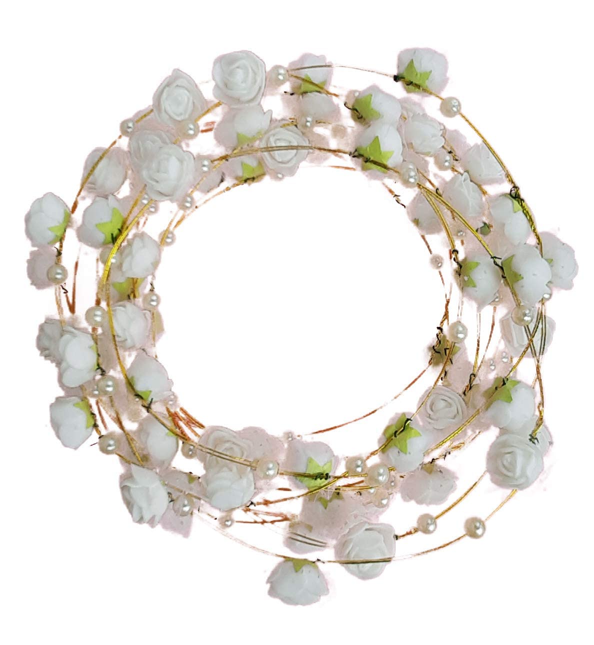 Forty Wings 6 Pcs White Colour Valentines Day Party Props Colorful Flower / Floral Tiara Hairband / Headband