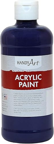 Vista 13 de Pintura acrílica para estudiantes, artesanías de 16 onzas. Bloqueo blanco