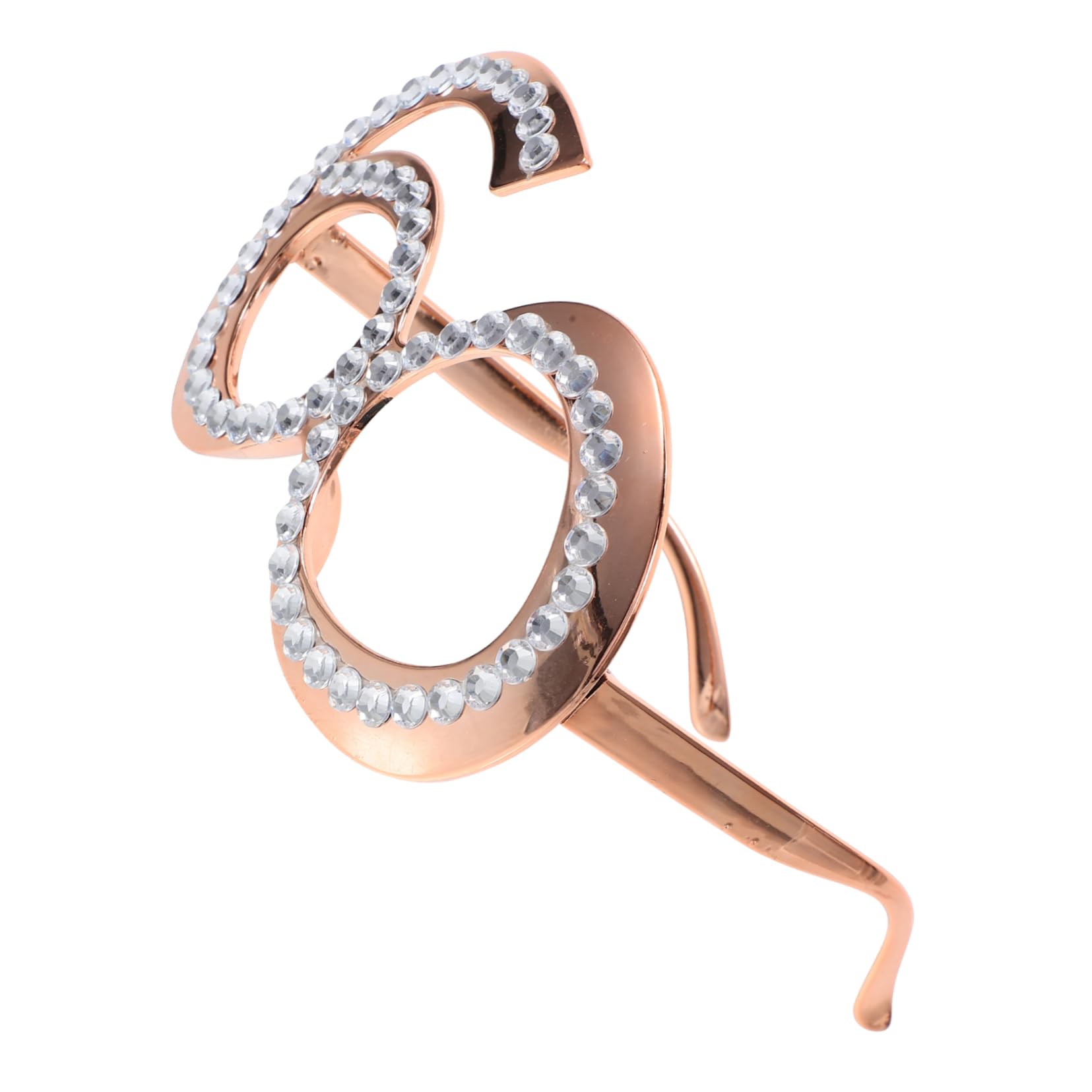 ULTECHNOVO 4 Paia oggetti di scena per feste Occhiali di 60 anni guidato harry accessori per feste occhiali compleanno numero compleanno occhiali bicchieri decorativi per feste plastica