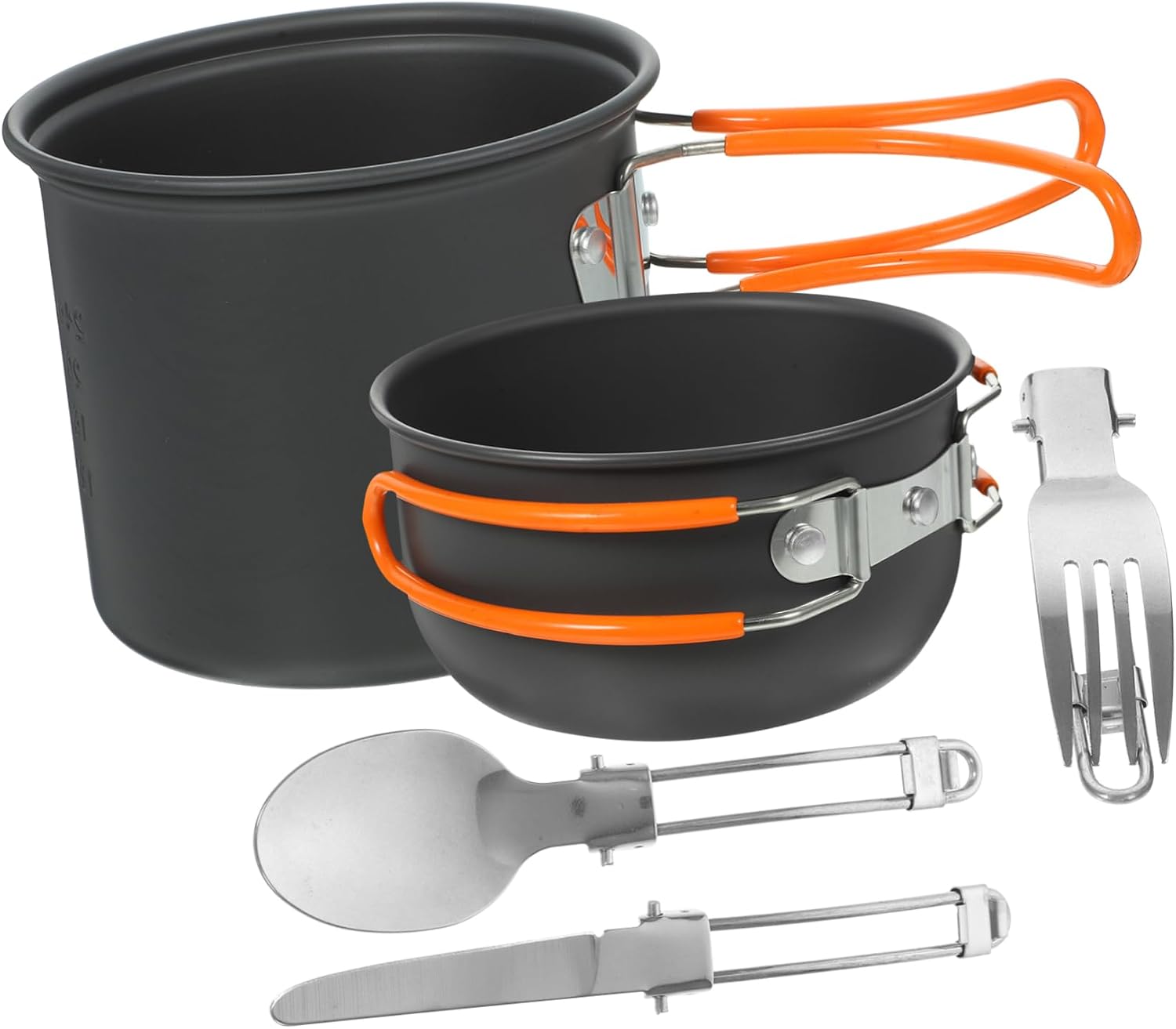 Camping Cookware Set Lightweight Outdoor Cooking Pots and Pans for Hiking Picnic BBQ and Camp Cooking