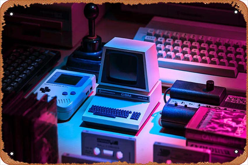 Cloxks Nostalgia Commodore 64 Gameboy Console Consoles Pc Gaming