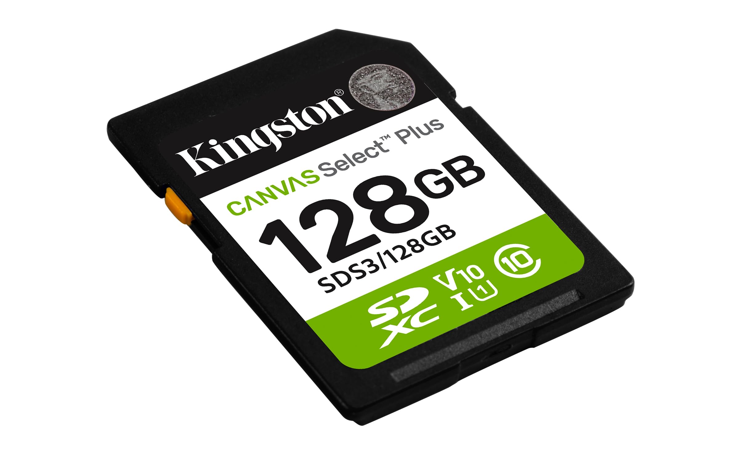 Kingston 128GB Canvas Select Plus SD Card | Up to 150MB/s | Class