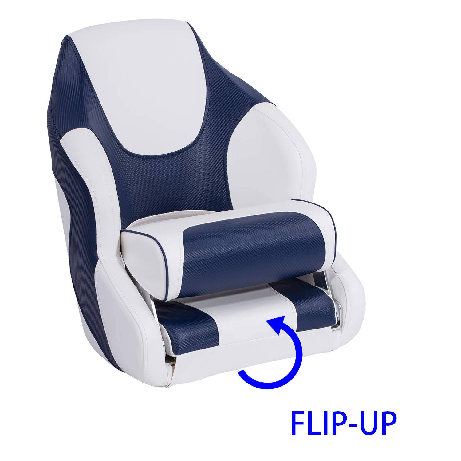 NORTHCAPTAIN Pontoon Boat Seat Captain Bucket Seat with Boat Seat Cover