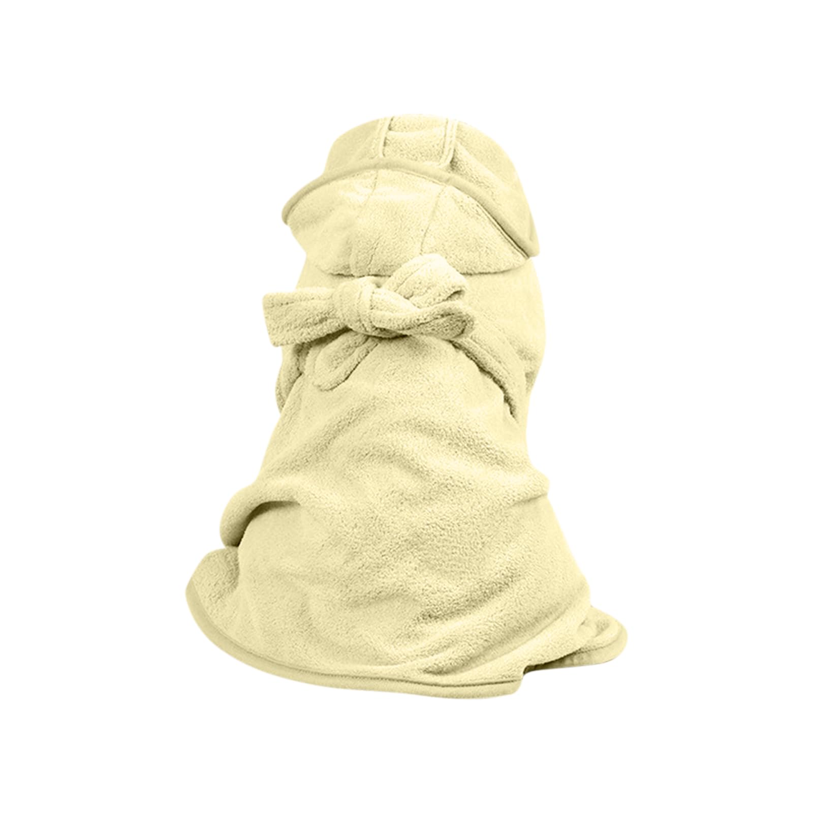 Personalized Custom Pet Bathrobe with Embroidered Name, Fast Drying Super Absorbent Hooded Bath Towel Robe for Dogs Cats, Adjustable Belt