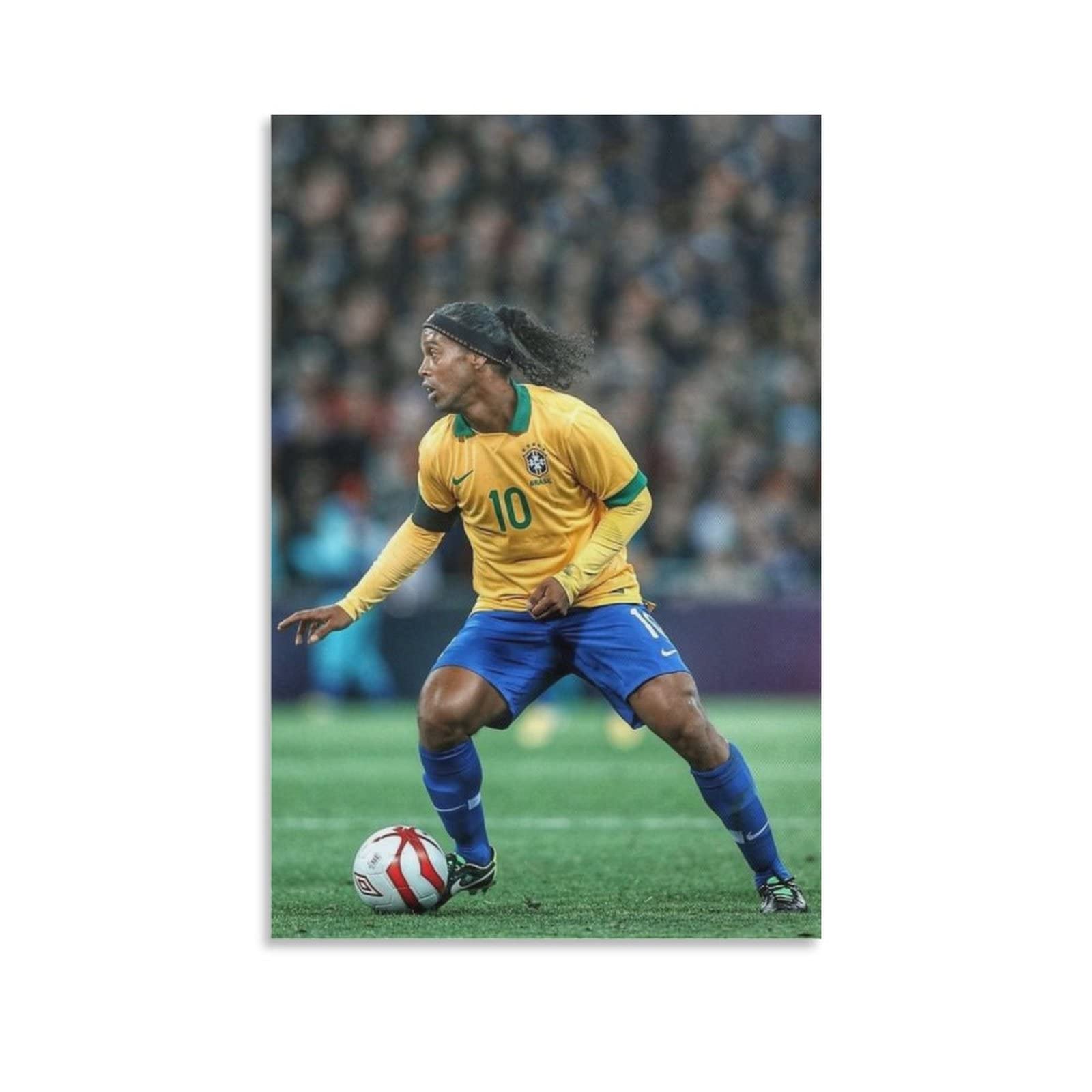 MIXSAMIXSA Ronaldinho Gaucho Football Player Art poster (4) Home Decor Art poster Wall Art Hanging Picture Print Bedroom Decorative Painting Art posters Room Aesthetic 12x18inch(30x45cm)