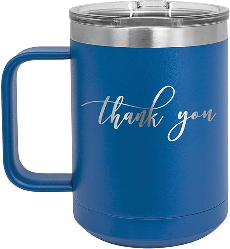 Miniatura 7 de ONLYGIFTS.COM - Taza de café con tapa deslizante (13.0fl oz), diseño con texto en inglés, Gris