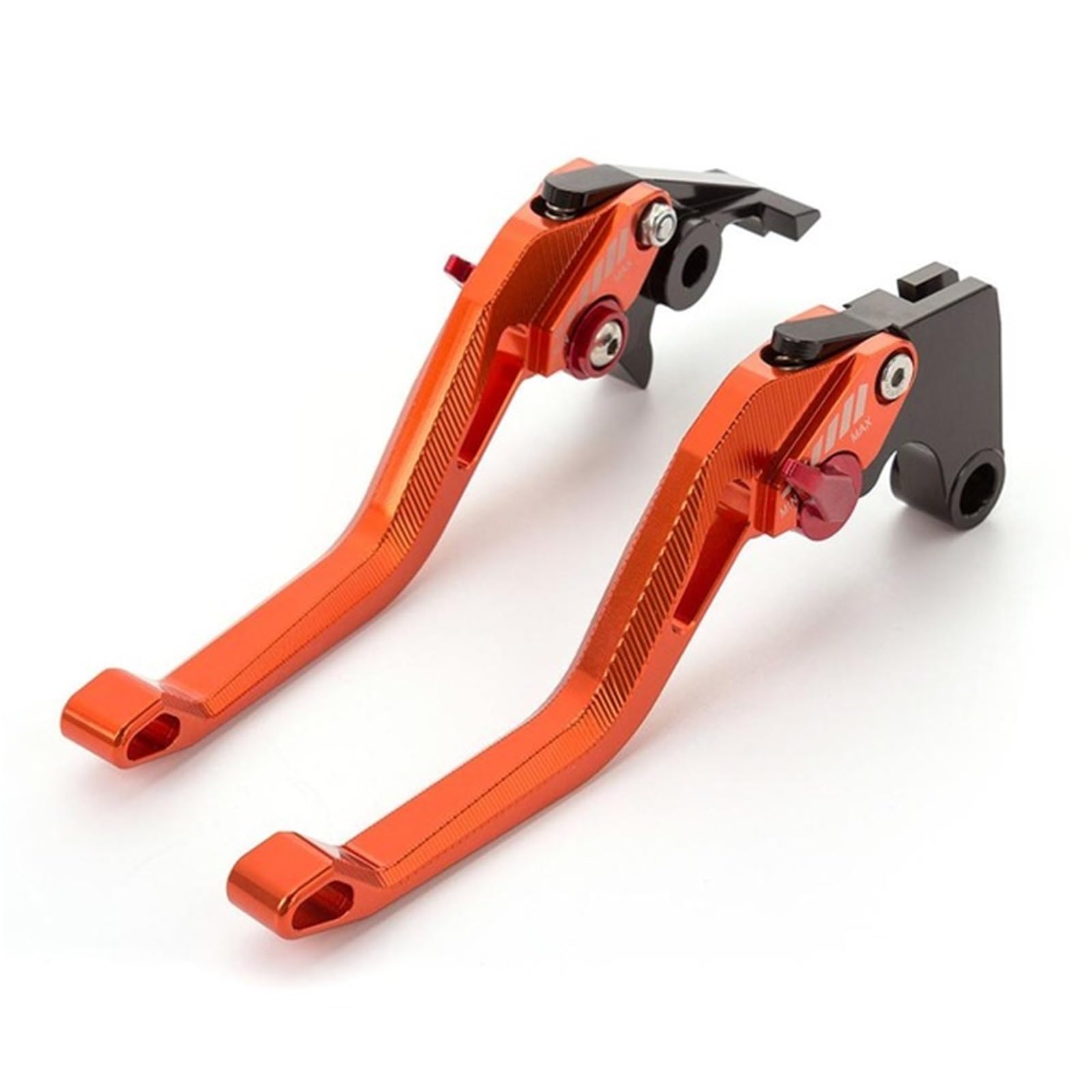 Jeviuwi Long Orange Motorcycle Handlebar Brake Lever For Kawasaki For Ninja 300R/ For Z300 13-18 For Ninja For Z125 15-20 Motorcycle Brake Lever Clutch Handle Levers Grips Motorcycle Brake Clutch Lever(Long Orange)
