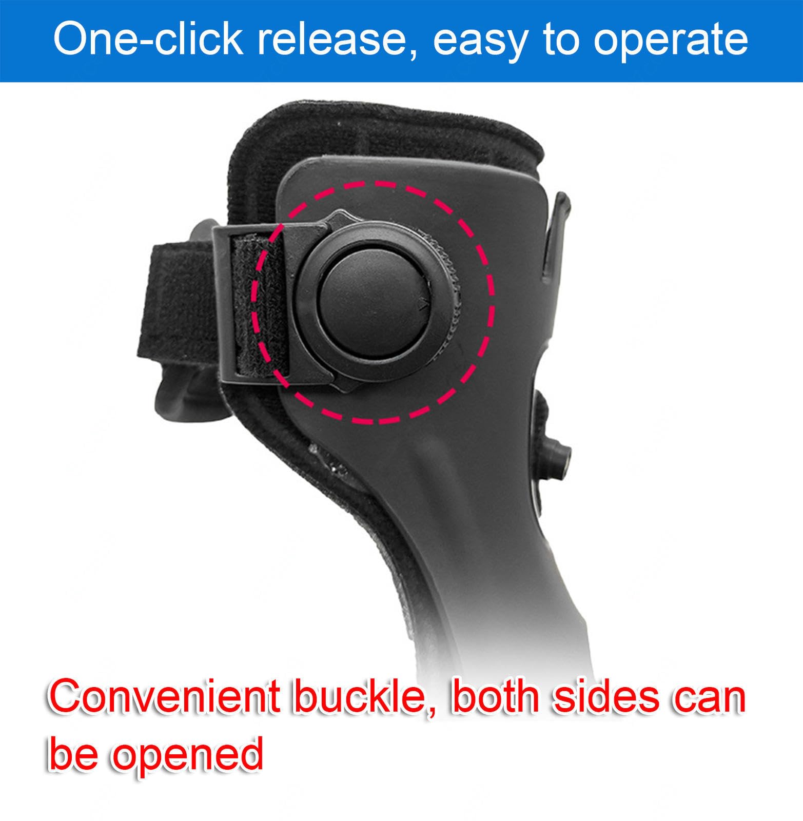 VIDECOR AFO Drop Foot Tutore - 2023 Supporto Medico Aggiornato per Ortesi Piede Caviglia Piede per Emiplegia Stroke Shoes Walking Foot Stabilizer,Left-Large
