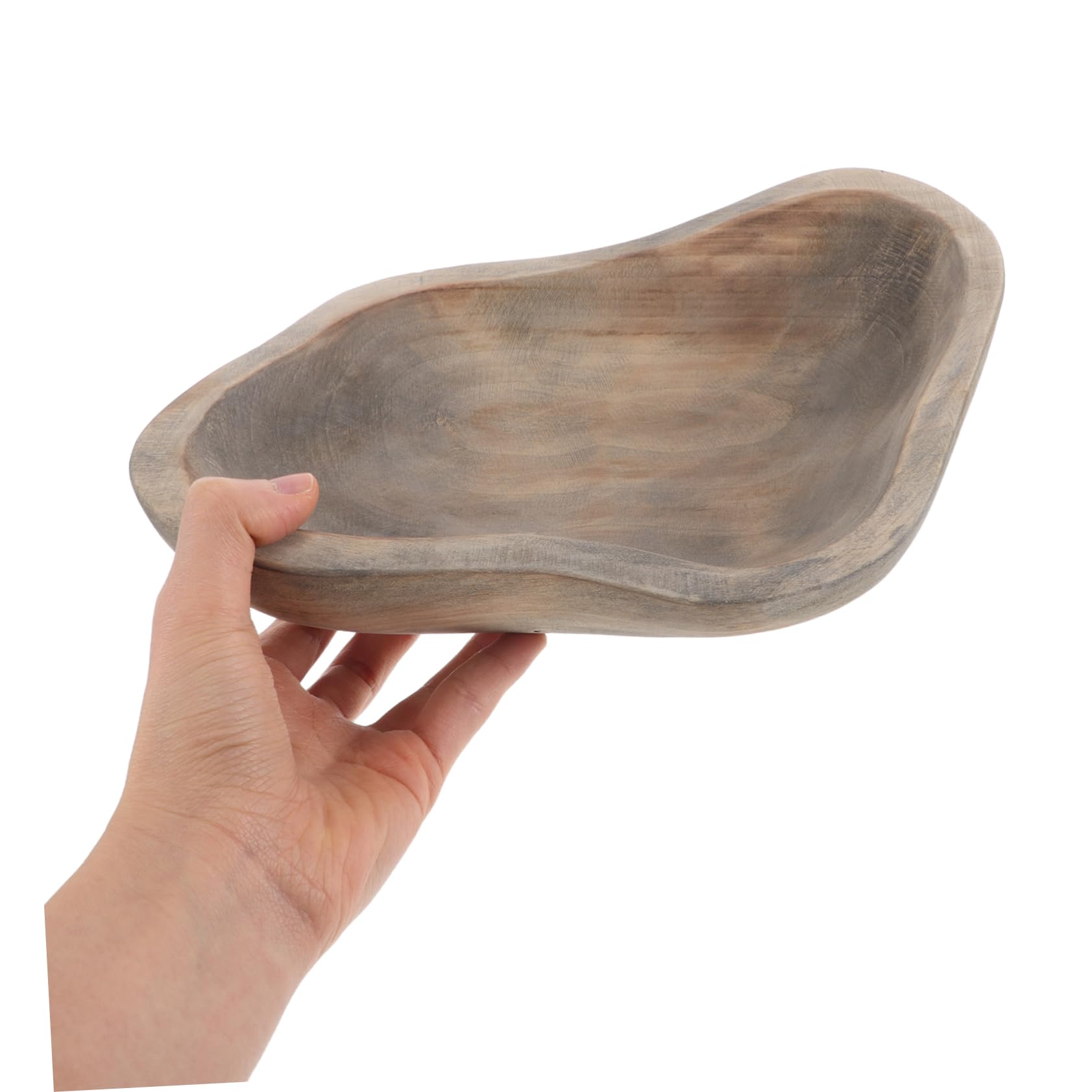 Holz Vogeltränke in Schalenform für Garten und Hof Vintage