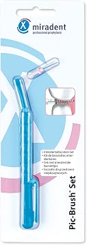 miradent Pic-Brush Set Blau Transparent 3,0 mm, 1 pcs. Interdental Brushes