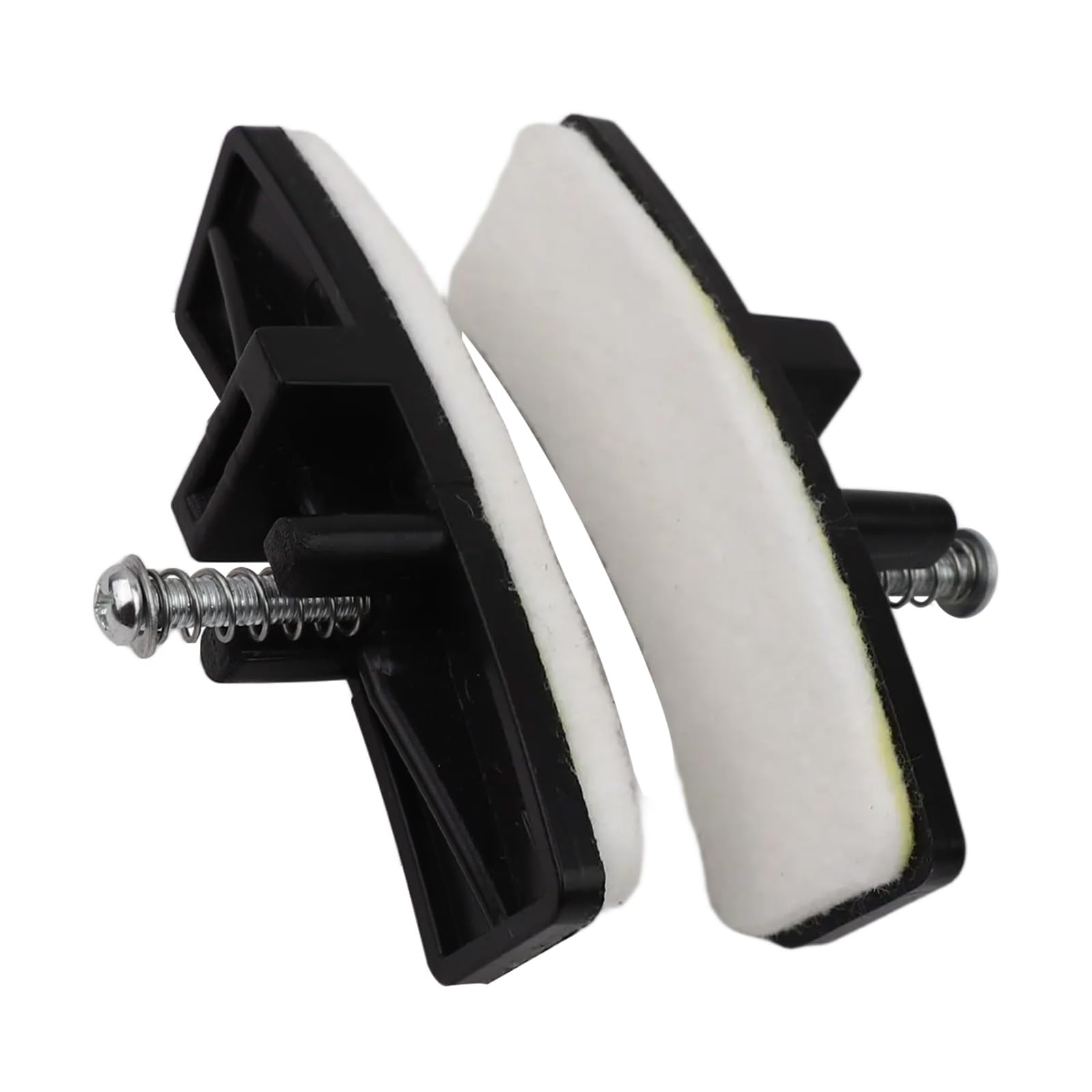 Zoegneer 2Pcs Exercise Brake for PADS, Plastic And Felt Spin-ning Bike Brake for PADS For Exercise Bike 100 * 28mm