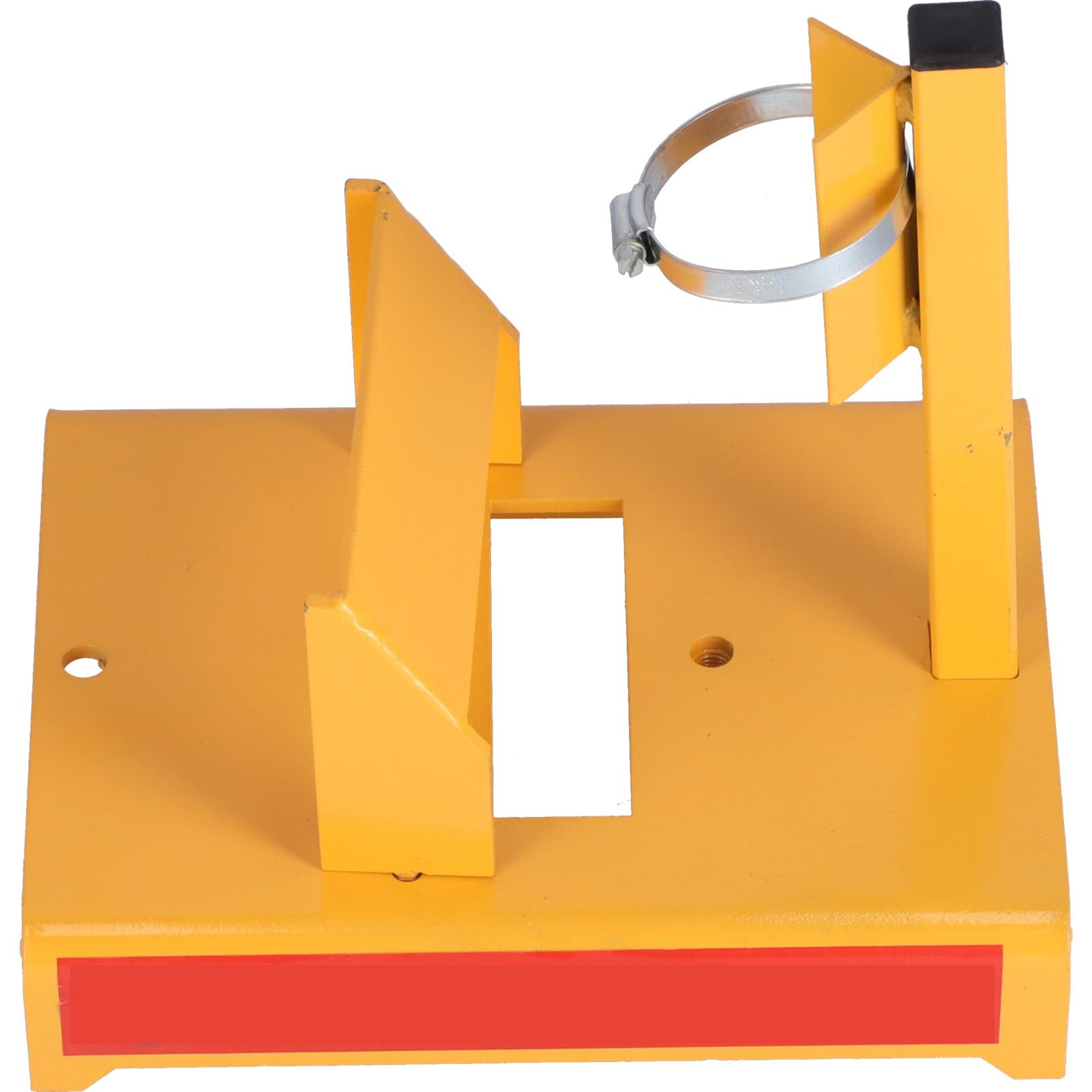 Fdit Afilador de Cuchillas para Cortacésped, Anillo Ajustable, Hierro Resistente a la Corrosión Desmontable con Diseño de Base Estable para un Fácil Afilado