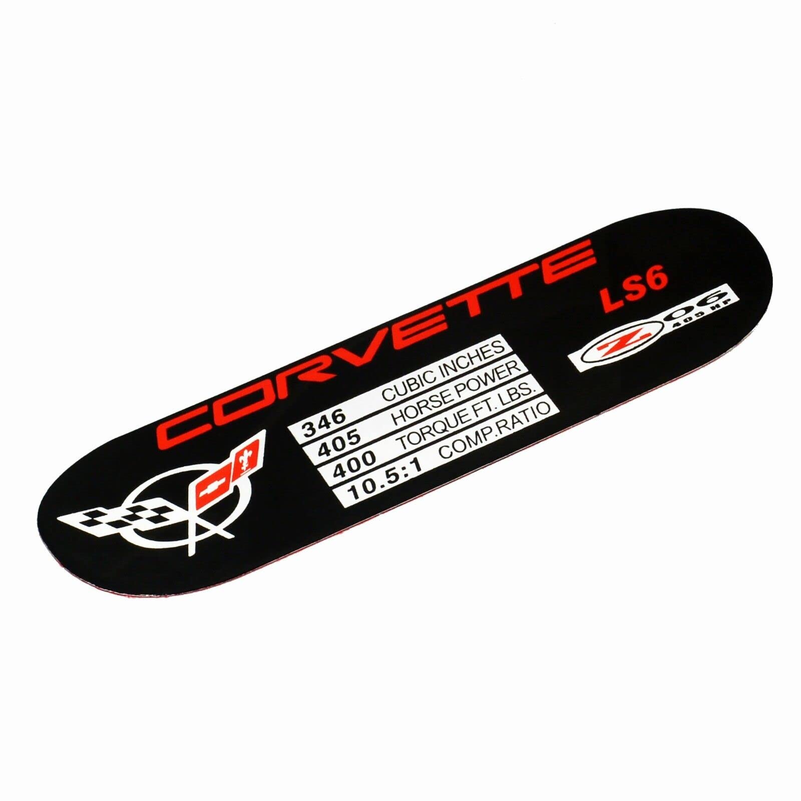Amazon.com: 1Pc C5 ZO6 Corvette Spec Data ID Metal Plate Consoler
