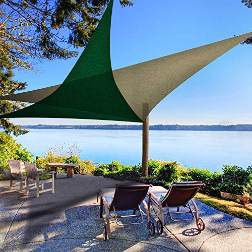 Easy Gardener 10909H, Fabric Shade, Sun Sail Shade Accessory, Green #TOP5