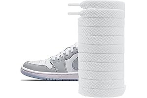 Cream Laces Jordan 4 - Premium Flat Cotton Shoe Laces