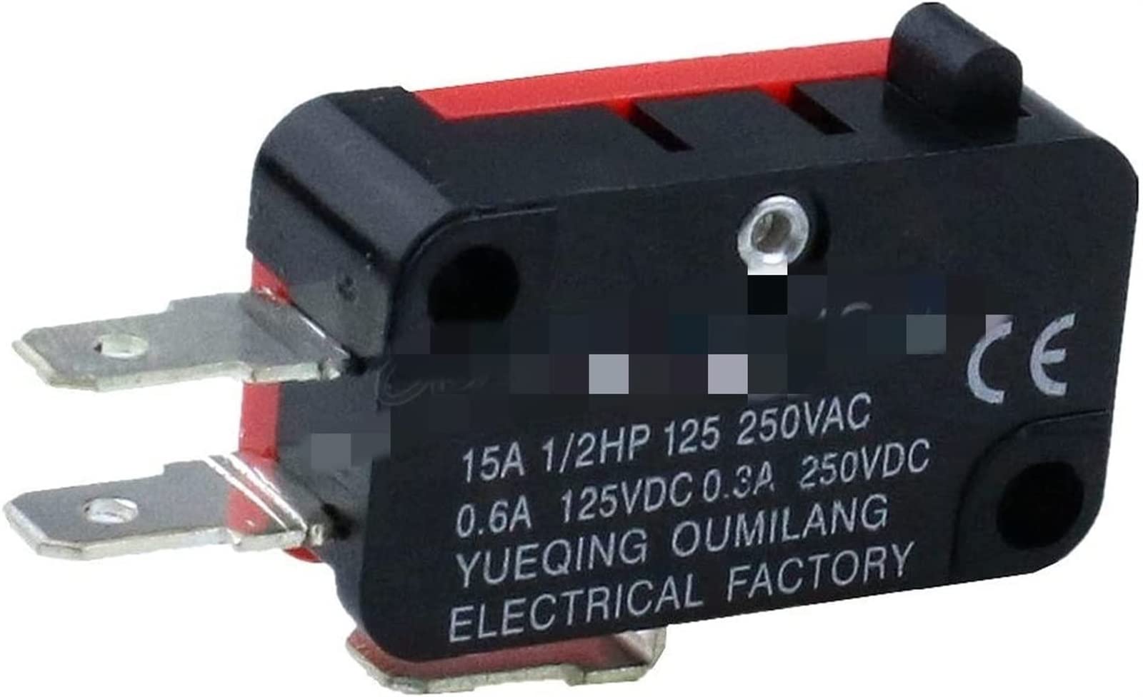 Interrupteur de fin de course action instantanée 15A 250V AC SKEPPY pour circuits de commande