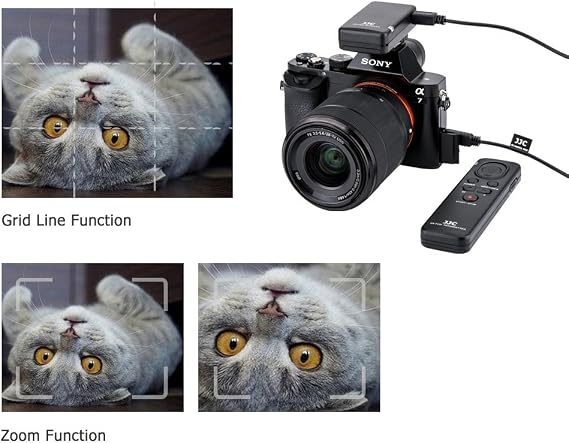 Wireless Remote Shutter Release Control Fit for Sony Camcorder FDR-AX33 AX53 AX100 AX700 HDR-CX405 CX440 CX455 CX675 CX240 CX900 or A6500 A6400 A6300 A6000 A7R III RX100 Replace Sony RMT-VP1K RM-VPR1