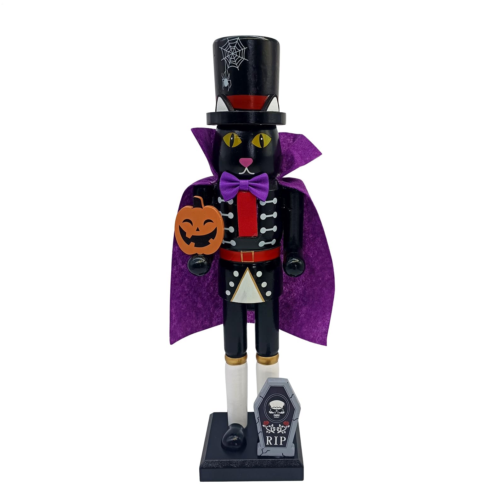 Casse-Noisette d'Halloween en Bois de 36 cm, la figurine idéale à offrir aux adultes