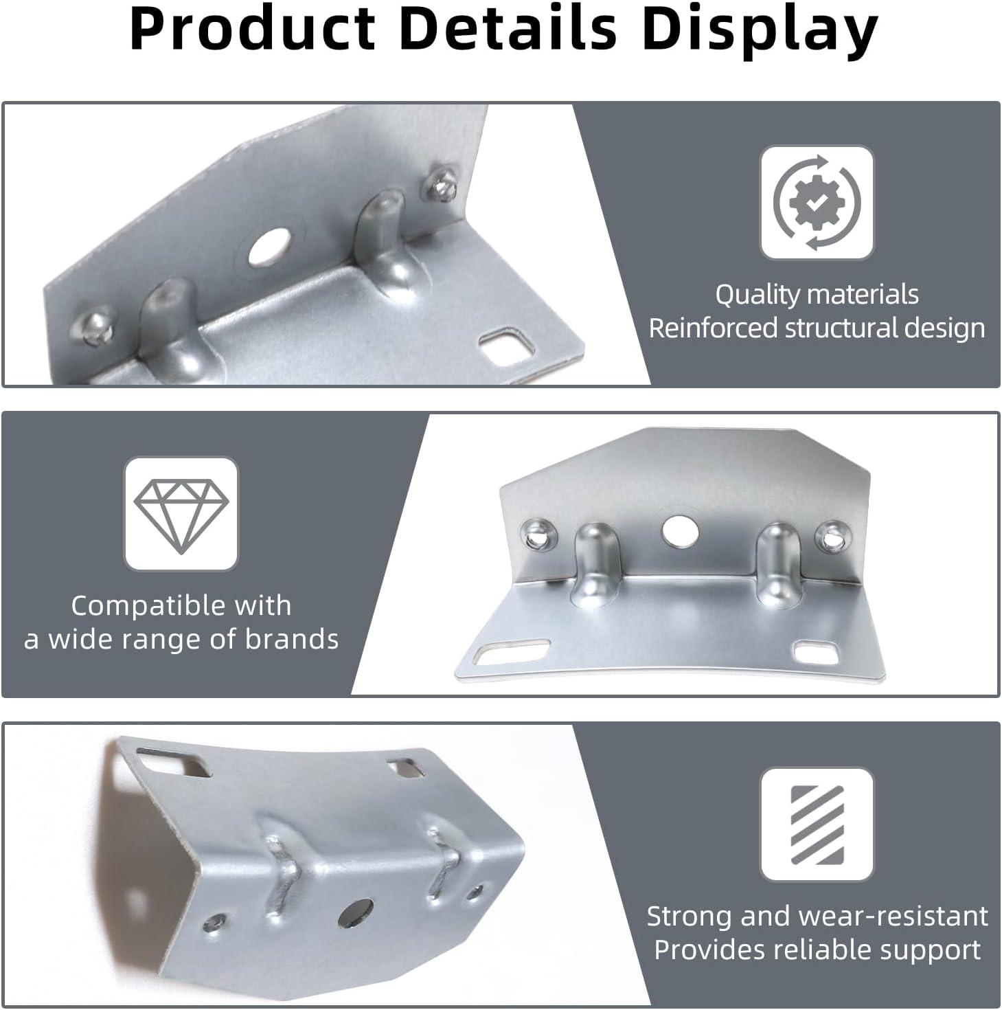 WP37001036 Drum Glide Bracket Compatible With Whirlpool Amana Maytag wp37001036 Replacement 37001036 1003323 PS11741912