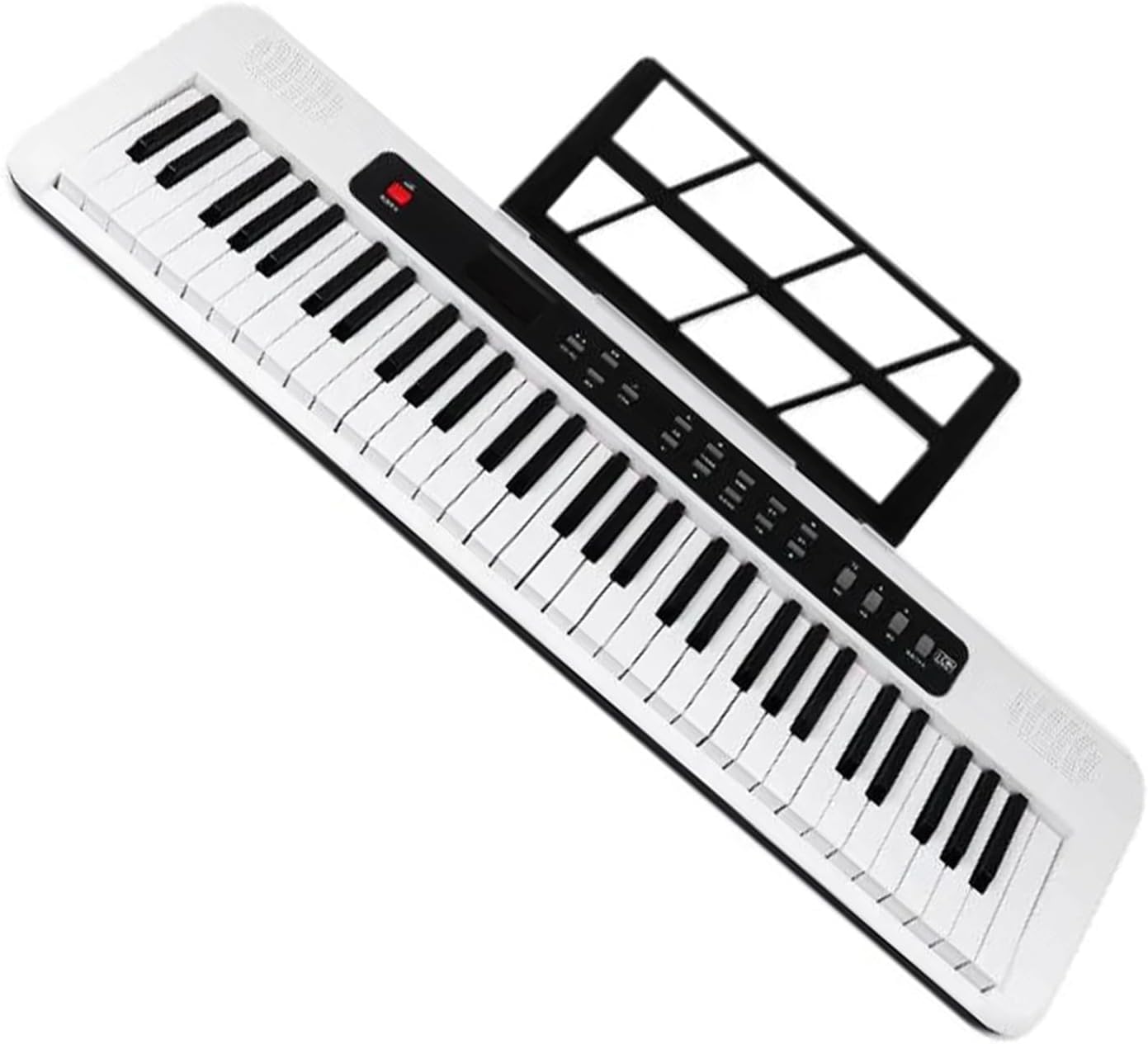 Piano klawiatura elektryczna, klawiatura elektroniczna 61 klawiszy multimodalnych narządów elektronicznych Początkujący syntezator klawiatura muzyczna Instrument muzyczny do fortepianu (kolor