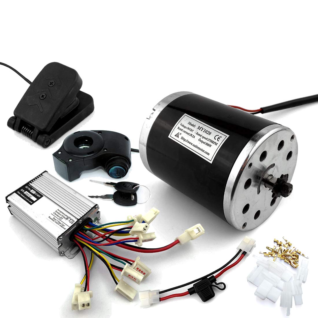 Amazon.co.jp: 36v48v 800ワット電動ブラシdcモーターキット電動