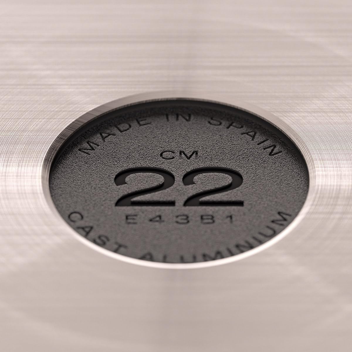 Valira TECNOFORM – Frying Pan, Black 22 cm