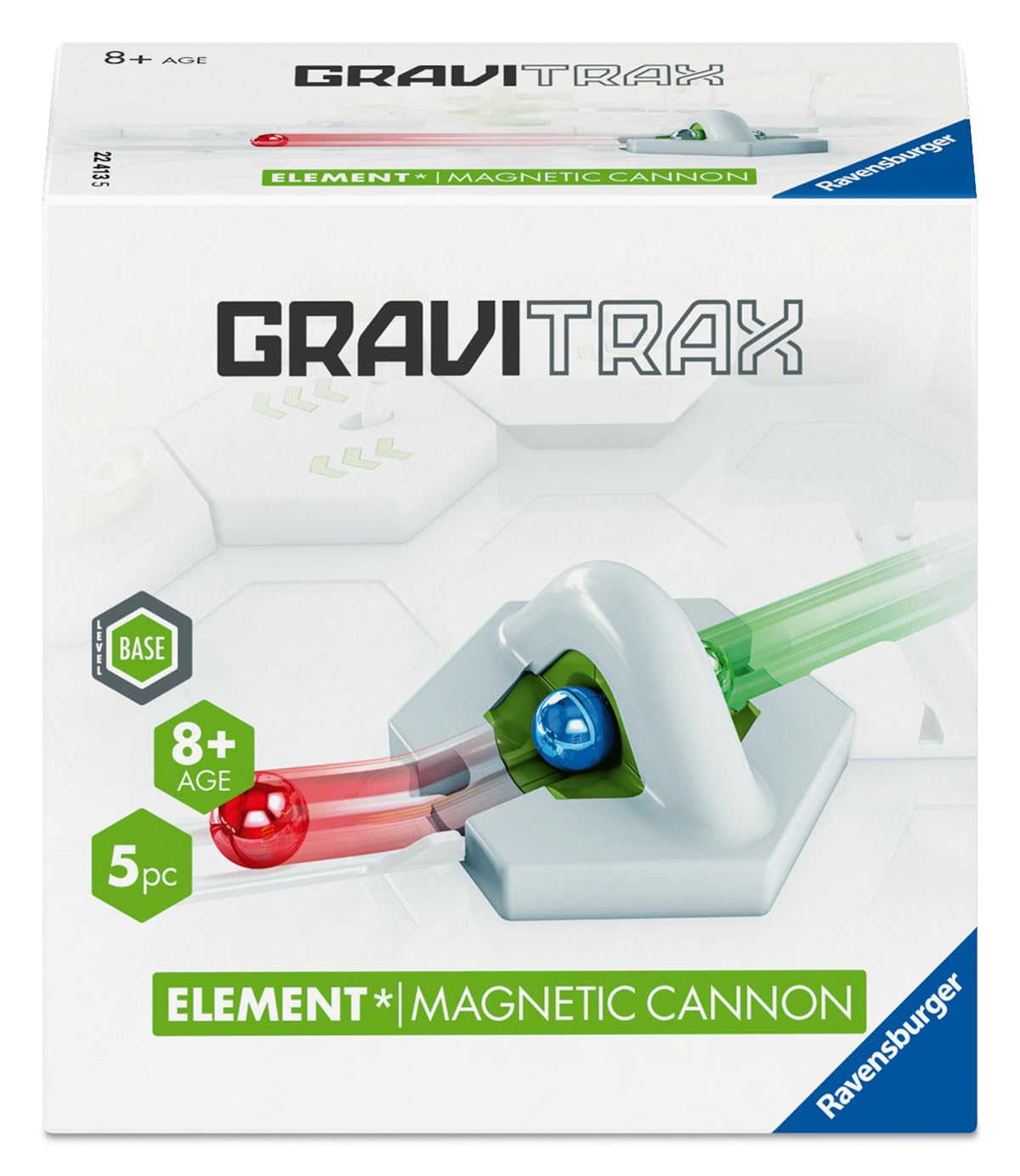 Ravensburger - GraviTrax - Élément Canon magnétique - Circuit de Billes - Jeu de Construction créatif - Parcours de Billes à Construire - Dès 8 Ans - Version française - 22413