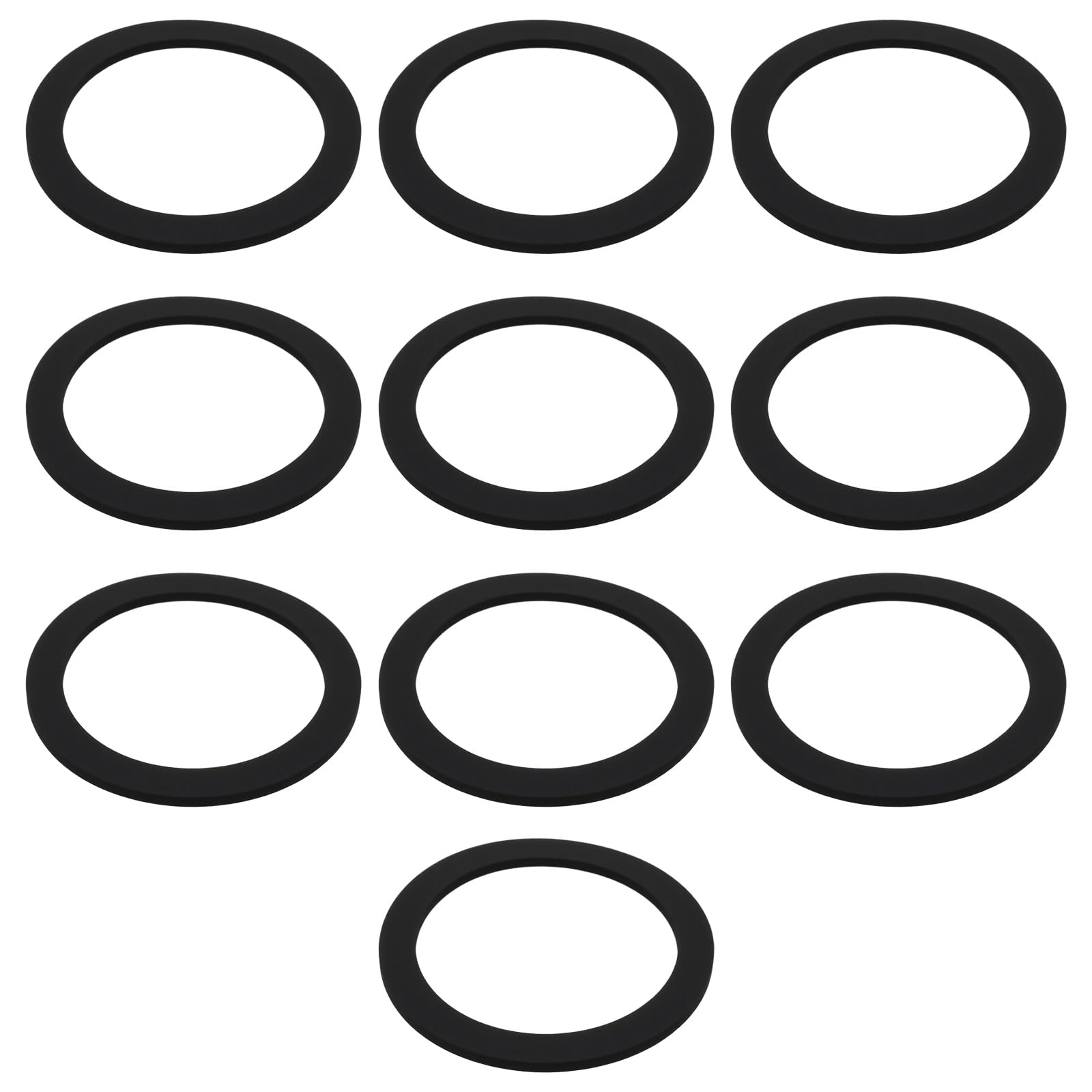 Briny River 10 Pcs EPDM Flat Rubber Seal 2 Inch O-Ring Washer Tap Plumbing and General Sealing 56 x 44 x 2 mm