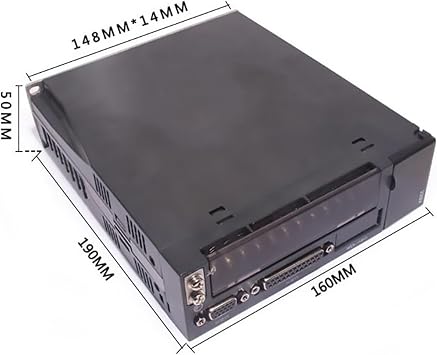 servo CNC 200W 400W 600W AC Servo Motor Driver Kit 60x60mm Flange Servo Motor Kit 3000RPM 0.63N.m 1.27N.m 1.91N.m 220V AC Servo Motor industrial controller ( Color : 400W M01330 No Brake , Size : 8 me