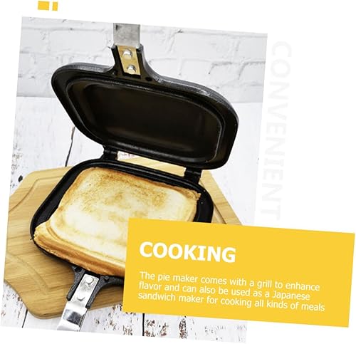 Miniatura 2 de Sartén para hornear sándwiches, herramienta de prensa para preparar desayunos y aperitivos sin esfuerzo para asar deliciosos sándwiches en casa