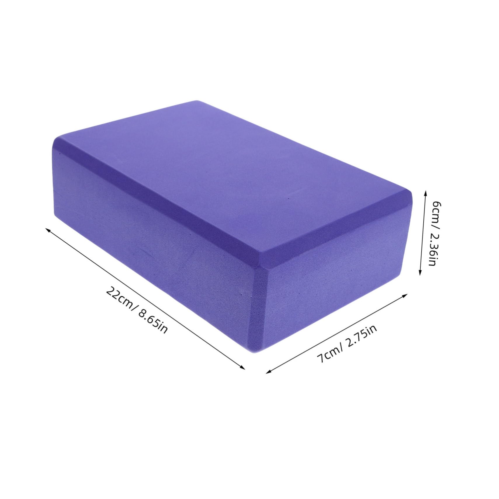 Abaodam High Density Yoga Block Lightweight Pilates Support for Enhanced Flexibility Portable Yoga Prop for Home and Travel for Beginners and Advanced Practitioners