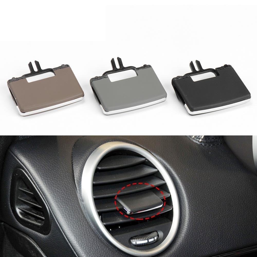 Bocchetta dell'aria condizionata per auto Auto Anteriore Posteriore Aria Condizionata AC Vent Uscita Tab Slide Pinze Kit di Riparazione Misura for Mercedes Benz W164 X164 M ML GL (Color : Black)