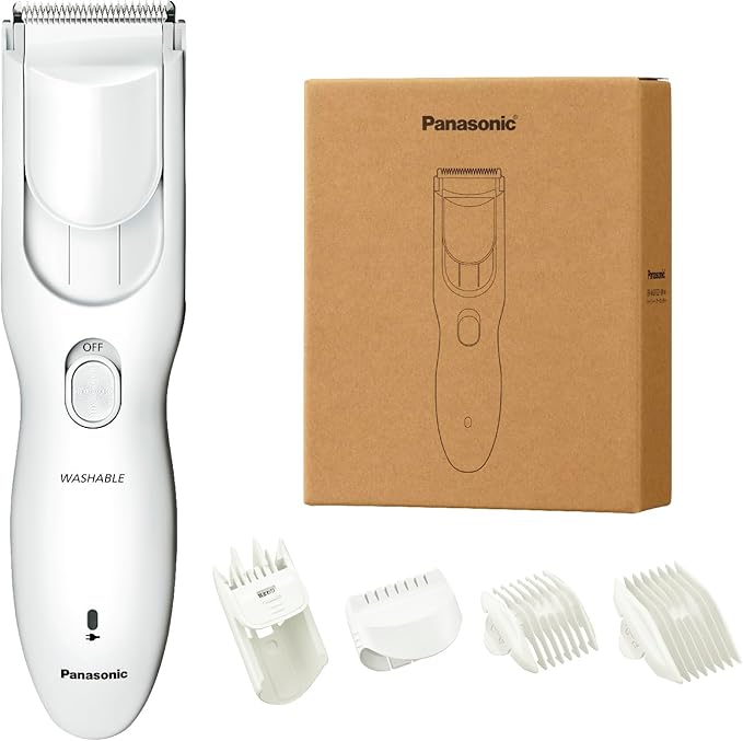 パナソニック バリカン ヘアカッター ファミリータイプ 充電 交流式 白 ER-NGFE2-W 【Amazon.co.jp限定】