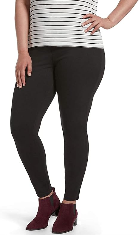 HUE Womens Ultra Soft High Waist Denim Leggings - Comfortable and Stylish Women's Jeggings
