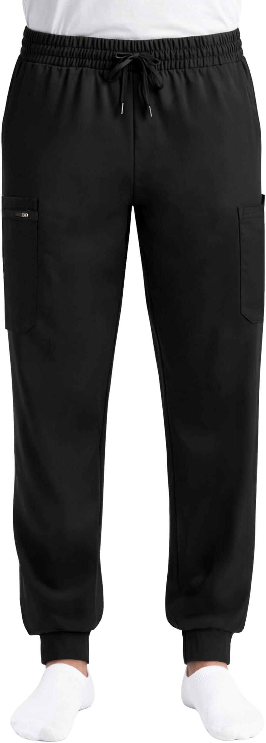 Men's Stretch Jogger Scrub Pant for Nurses & Doctors - Comfortable Medical Uniform - 6 Pockets