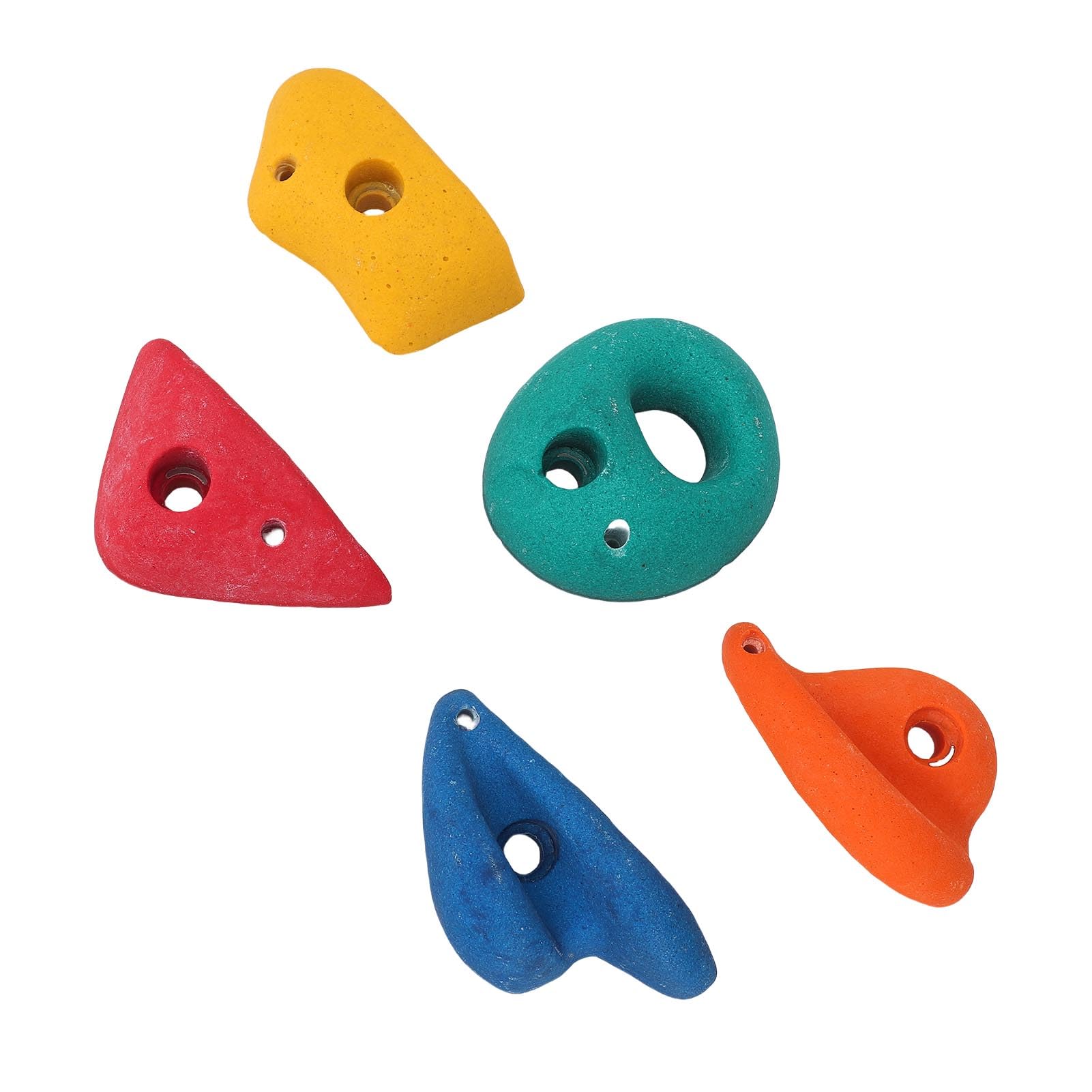 Escalada Sostiene Rocas Coloridas de Fibra de Resina para Participar en Juegos Interiores Al Aire para Niños 5 Piezas