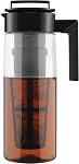 Takeya Premium Quality Iced Tea Maker with Patented Flash Chill Technology Made in the USA, BPA Free, 0.9 Liter / 1 Quart, Black