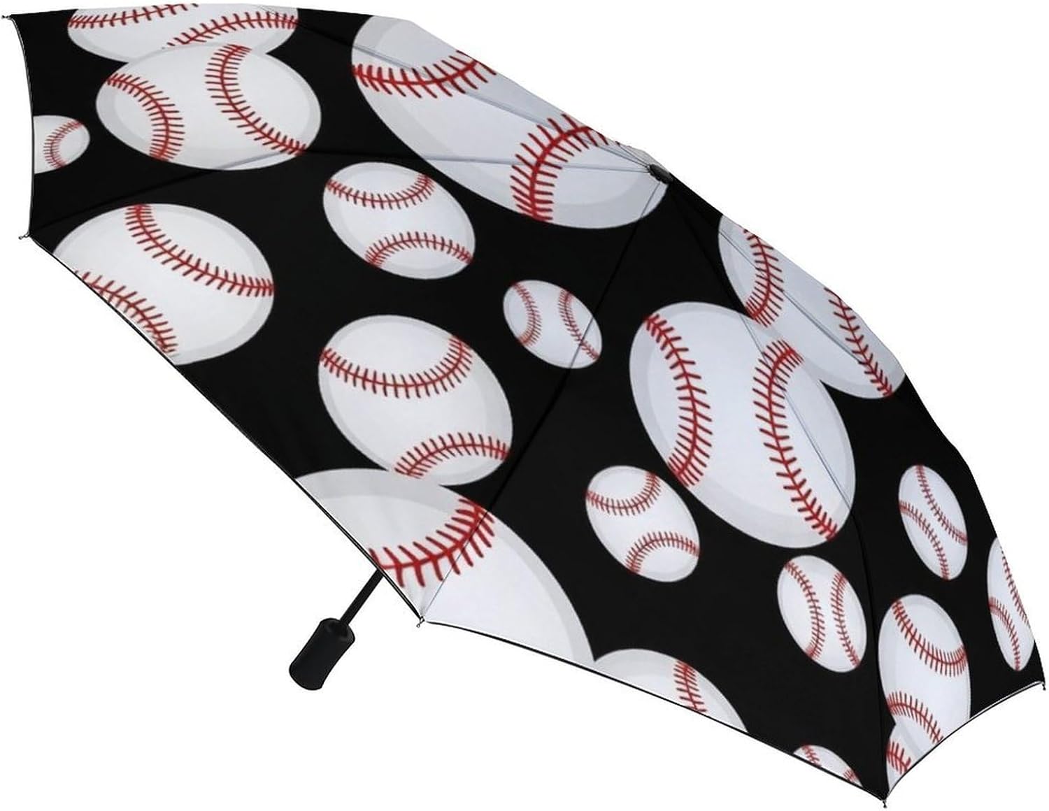 Sun Protection Umbrellas, Auto Open Close Folding Umbrella with Case for Outdoors, Portable Lightweight Umbrella