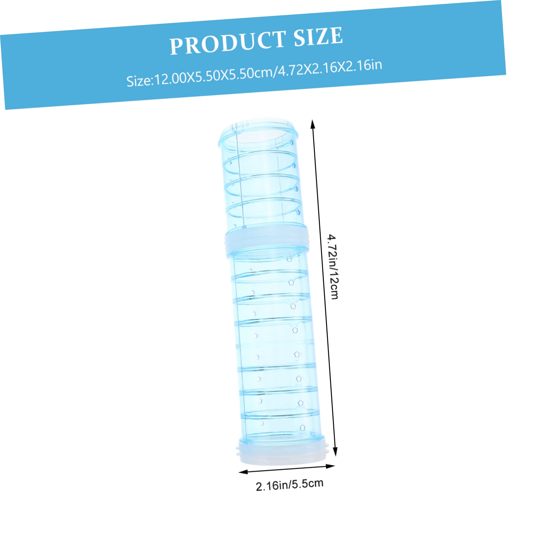 GREENADSCAPE Hamster Maze Tube 2 Pack DIY Pet Cage Tunnel Set for Hamsters Squirrels Hedgehogs More