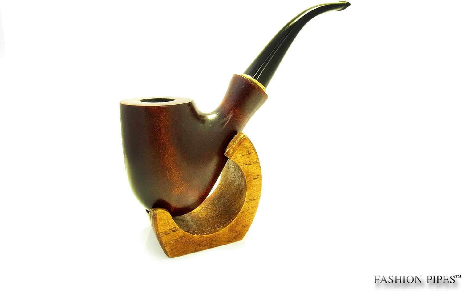 Fashion Decorated Smoking Pipe "SHERLOCK HOLMS" Carved Pear Root Wood